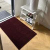 Unicolor gulvmatte 120x67 cm bordeaux