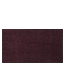 Unicolor gulvmatte 120x67 cm bordeaux
