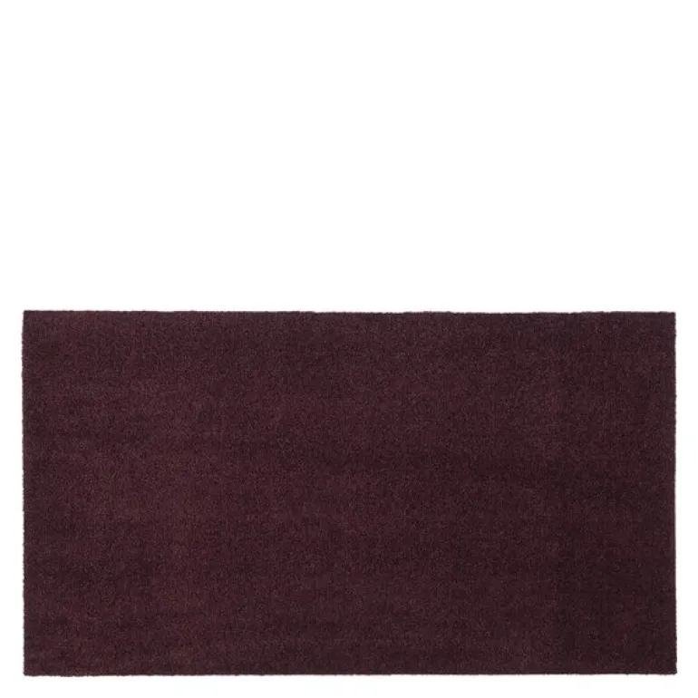 Unicolor gulvmatte 120x67 cm bordeaux