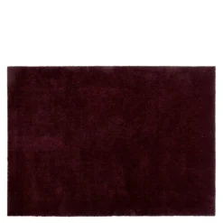 Unicolor gulvmatte 130x90 cm bordeaux