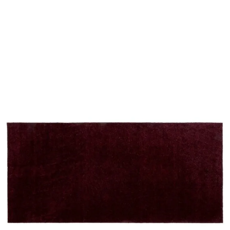 Unicolor gulvmatte 200x90 cm bordeaux
