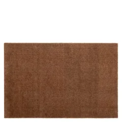 Unicolor gulvmatte 90x60 cm cognac