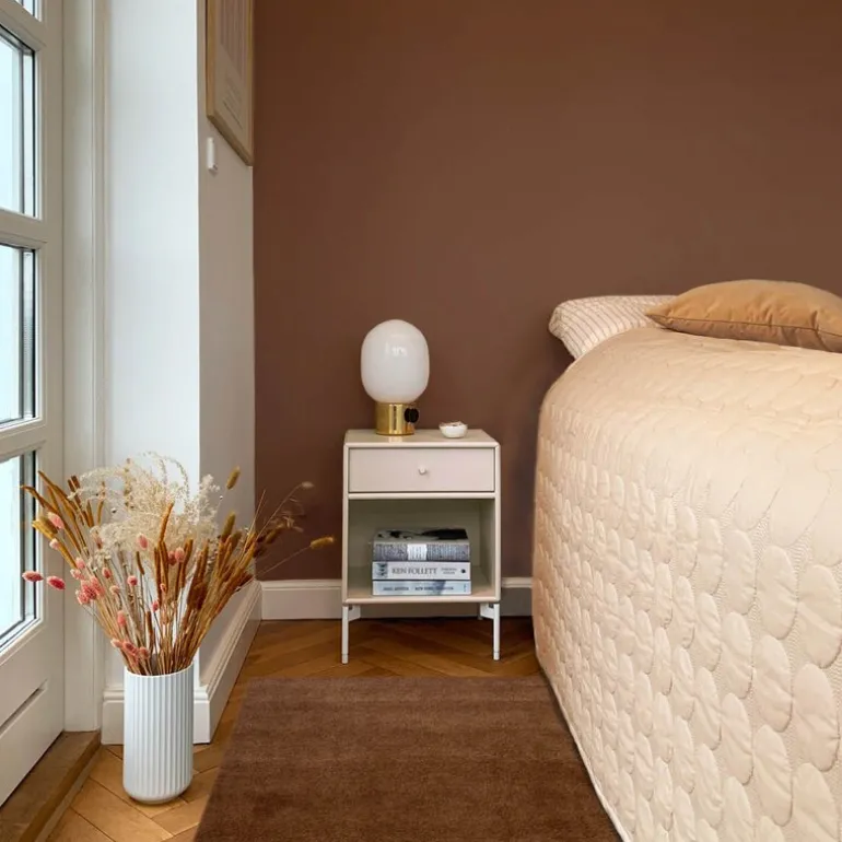 Unicolor gulvmatte 90x60 cm cognac