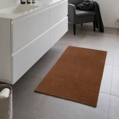 Unicolor gulvmatte 120x67 cm cognac