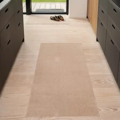 Unicolor gulvmatte 200x90 cm ivory