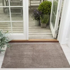 Unicolor gulvmatte 120x67 cm sand/beige