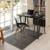 Unicolor gulvmatte 130x90 cm steelgrey