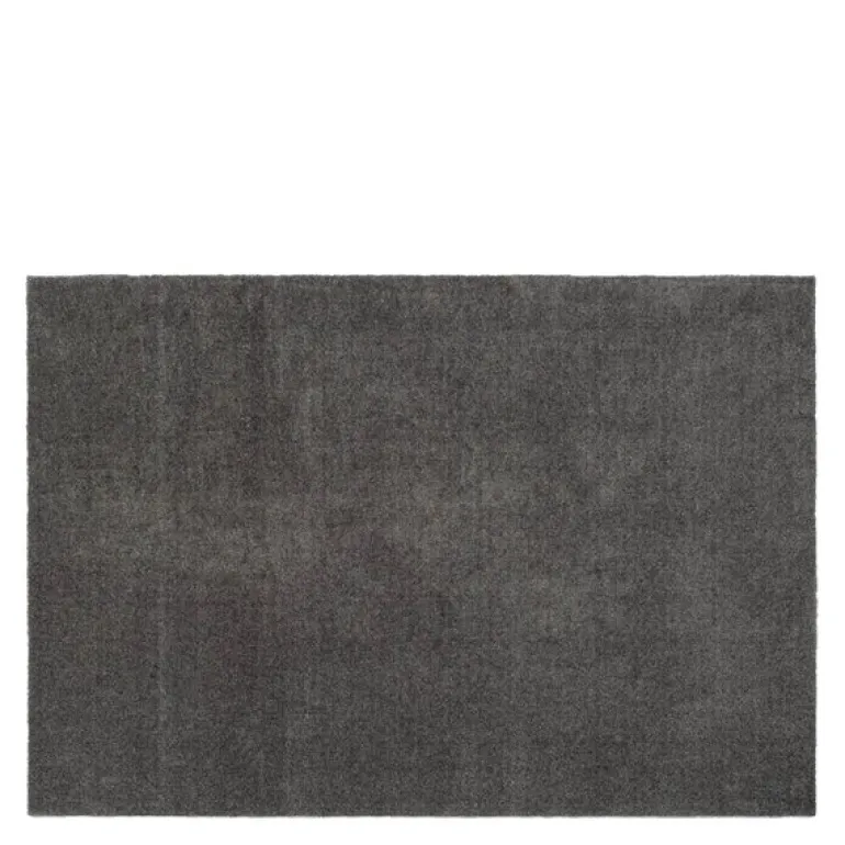 Unicolor gulvmatte 130x90 cm steelgrey