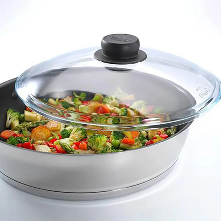 Universal glasslokk m/knott 24 cm