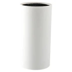 Universal knivblokk 22,5 cm gummiert hvit