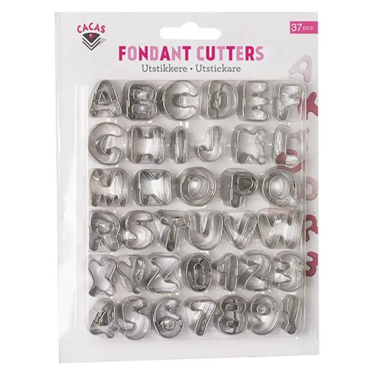 Utstikker alfabet/tall