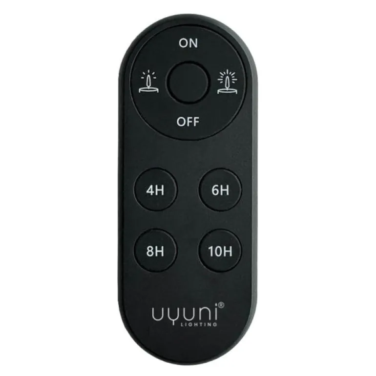 Uyuni fjernkontroll til LED-lys oval svart