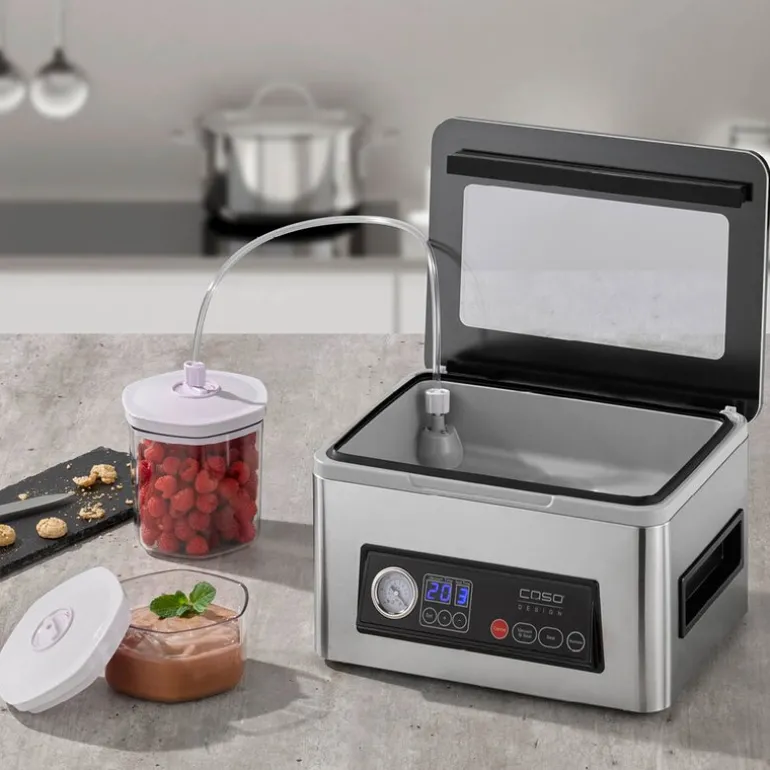 VacuChef 50 kammer vakuummaskin sølv/svart