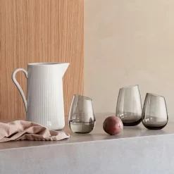 Vannglass 38 cl smokey grey