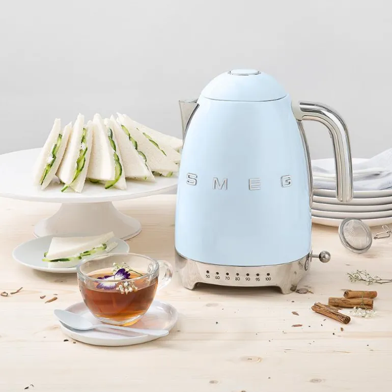Vannkoker med termostat KLF04 1,7L pastel blå