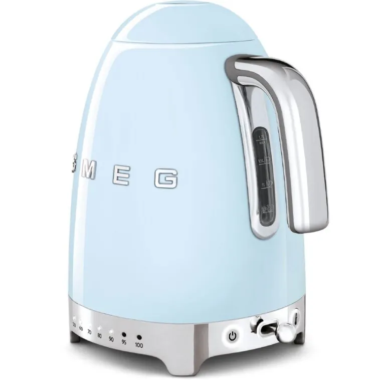 Vannkoker med termostat KLF04 1,7L pastel blå
