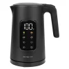 Vannkoker med termostat 1,7L svart