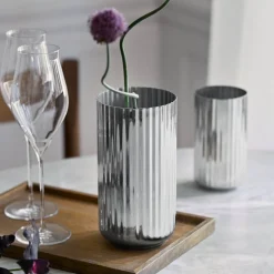 Vase 15,5 cm rustfritt stål