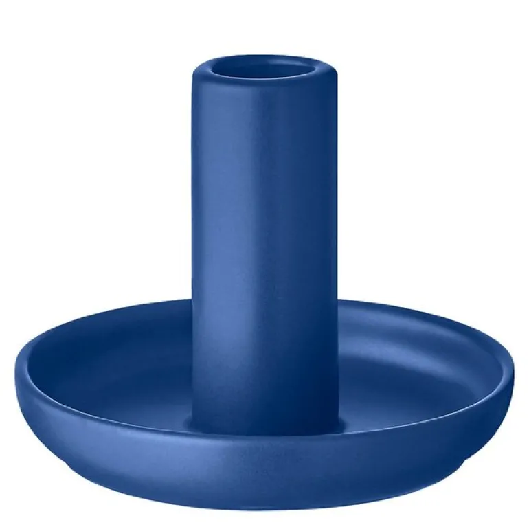 Vela lysestake 11 cm blå
