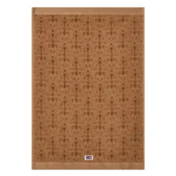Velour jacquard ornament håndkle 30x50 cm fudge
