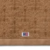 Velour jacquard ornament håndkle 100x150 cm fudge