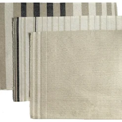 Vibeke Klint bordbrikke nøytral stripe 33x48 cm white
