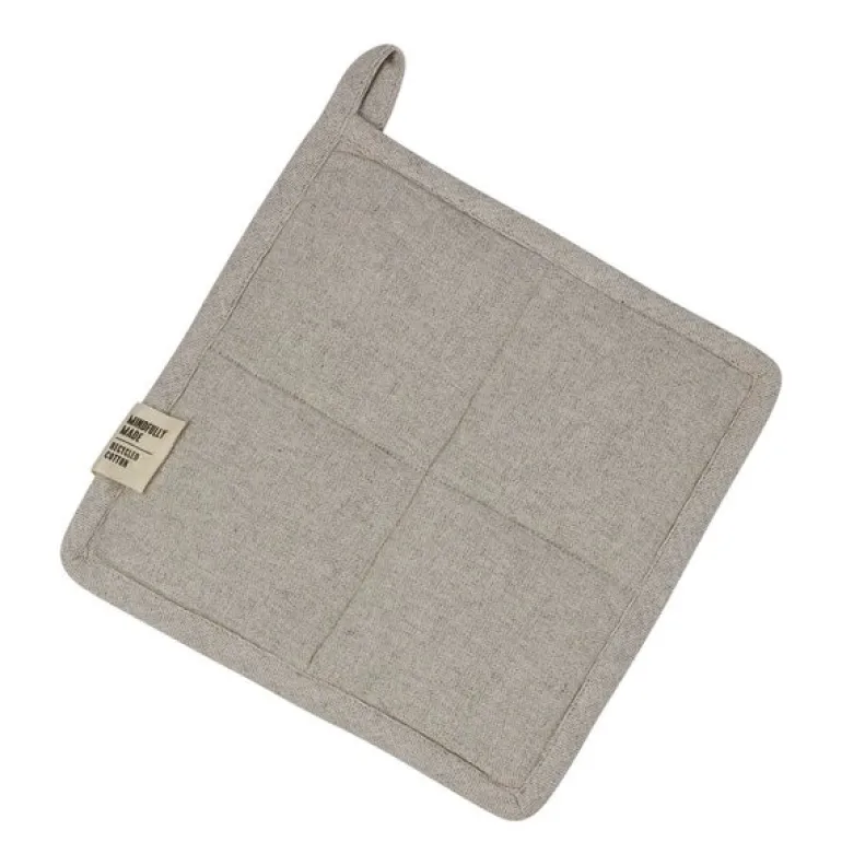 Vide grytelapp 20x20 cm lin