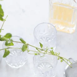 Vide karaffel 0,75L og 6 stk glass 22 cl