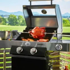 Videro G2/G3 rotisserie 62x13 cm rustfritt stål