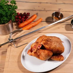 Videro G2/G3 rotisserie 62x13 cm rustfritt stål