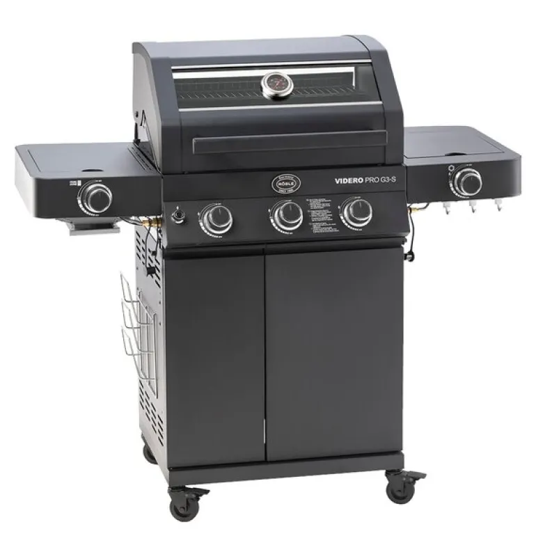 Videro PRO G3-S Vario+ gassgrill 17000W svart