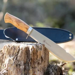 Villmarka stor kniv 36 cm oliventre