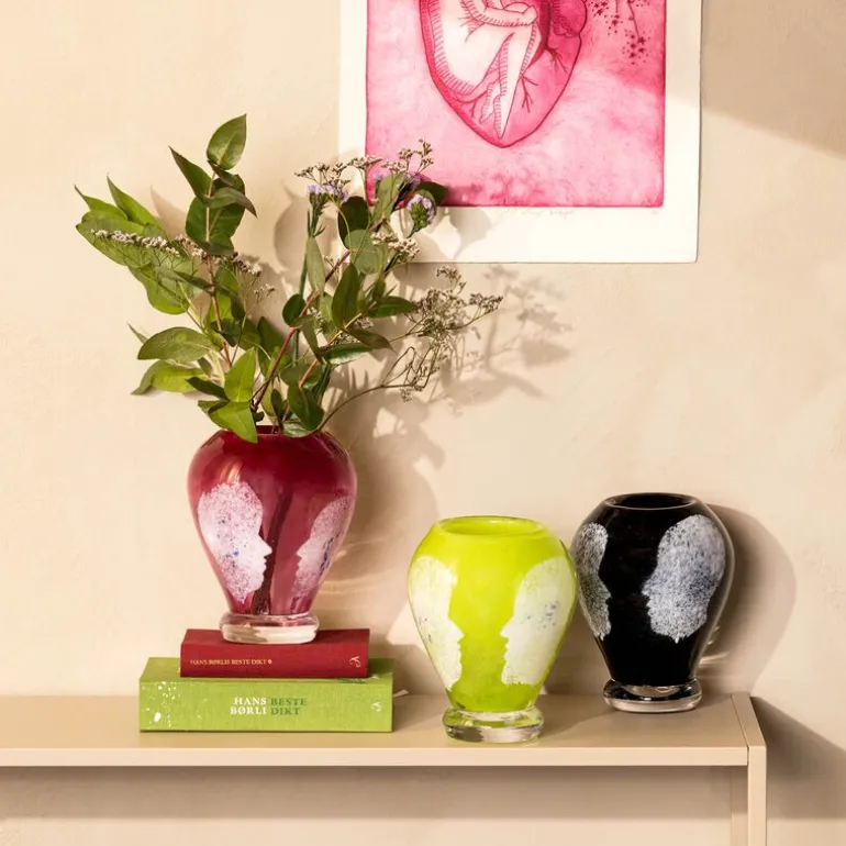 Vi Møtes vase 18 cm svart