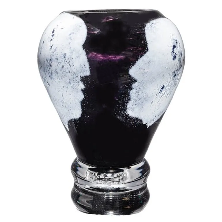 Vi Møtes vase 18 cm svart