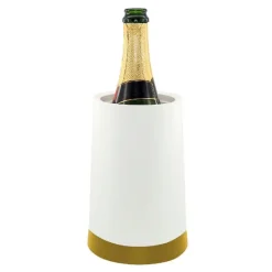 Vinkjøler med separat gel hvit/gull