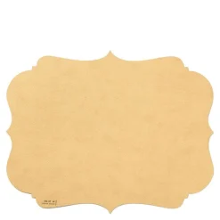 Vintage bordbrikke 44x35 cm beige