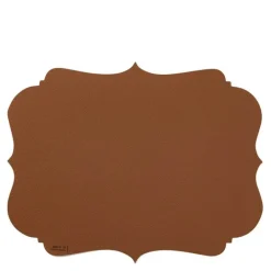 Vintage bordbrikke 44x35 cm brun