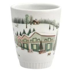 Vinter krus 27 cl Ildfast porselen hvit