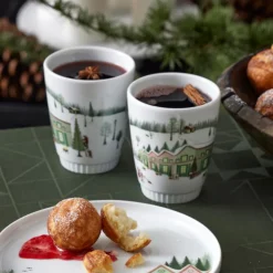 Vinter krus 27 cl Ildfast porselen hvit