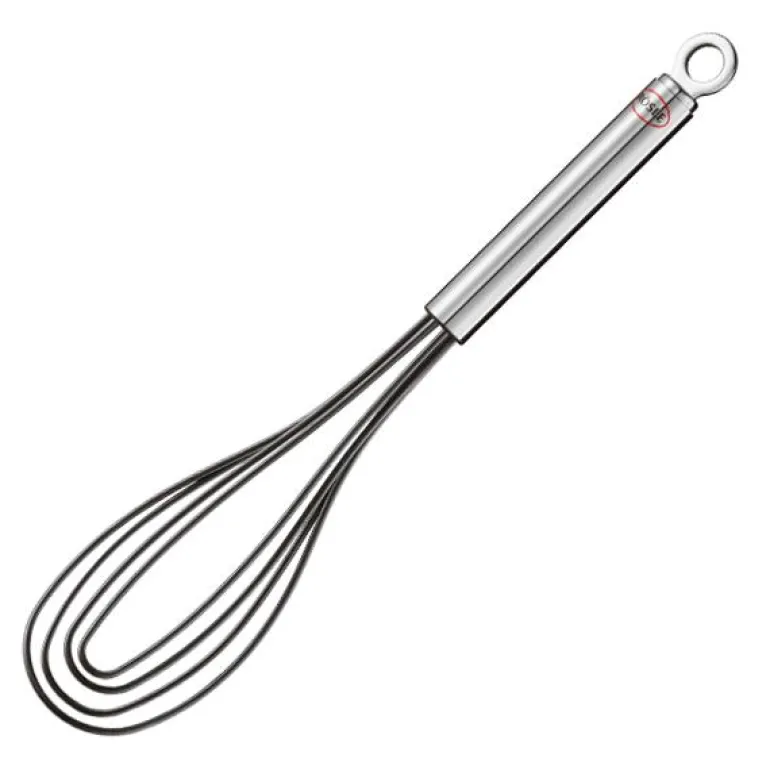 Visp flat 27 cm stål/silikon