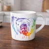 Watercoloured krus 40 cl Elefant