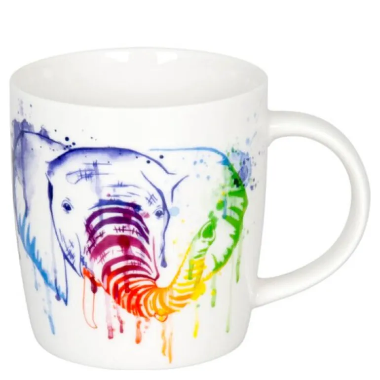 Watercoloured krus 40 cl Elefant
