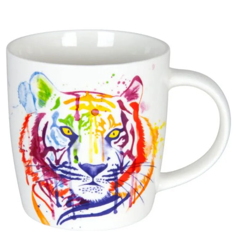 Watercoloured krus 40 cl Tiger