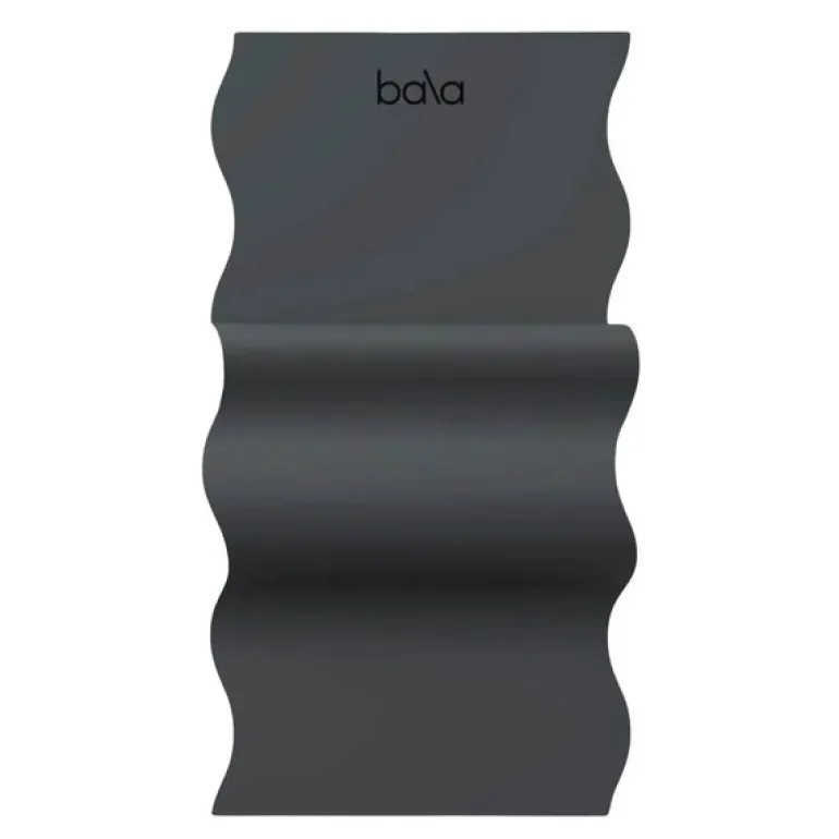 Wavy Mat treningsmatte 5 mm 183 cm kullgrå