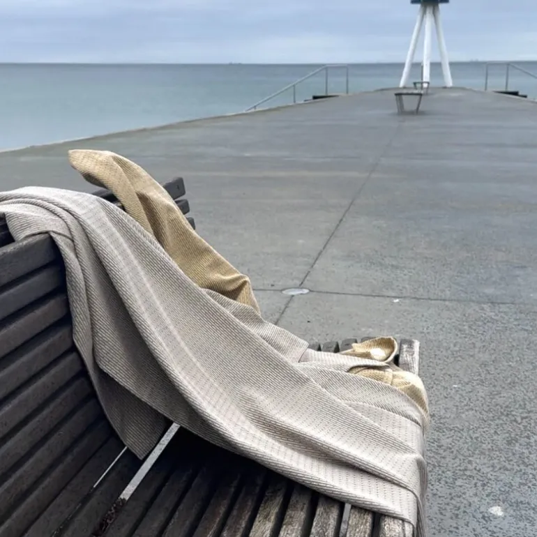 Wellness badelaken 165x110 cm khaki