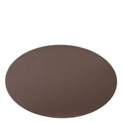 West kuvertbrikke oval 43,5x28,5cm mørk sjokolade