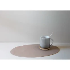 West kuvertbrikke oval 43x28 cm svart