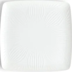 White Folia firkantet skål 30cm