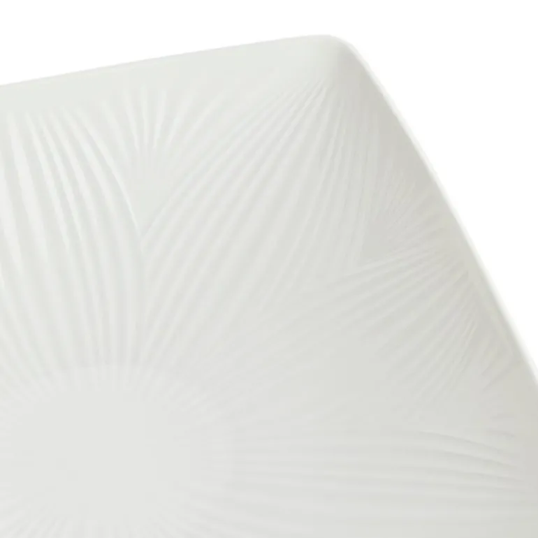 White Folia skulpturell skål 26 cm