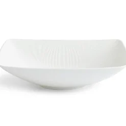 White Folia skulpturell skål 26 cm